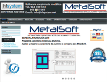 Tablet Screenshot of hfsystem.net